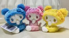 パンダ ハローキティ もこもこベイビーマスコット 全3種セット