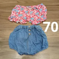 tete a tete他ハーフパンツ2点セット