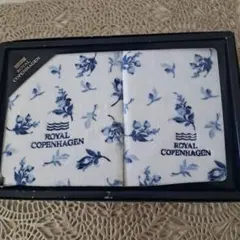 ロイヤルコペンハーゲン　ブルーフラワーランチョンマット デンマーク製2枚セット ロイヤルコペンハーゲン ブルーフラワーランチョンマット デンマーク製