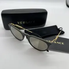 VERSACE グレカサングラス ブラック/ゴールド VE4447 美品 - メルカリ
