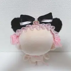 【翌日発送】　ピンクとブラックの猫耳　ヘッドドレス