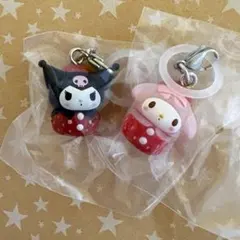 いちごめじるしアクセサリー　クロミ　マイメロディ　ガチャ