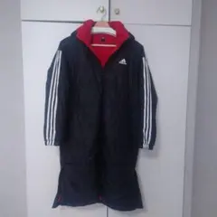 アディダス　adidas　ベンチコート　160　黒