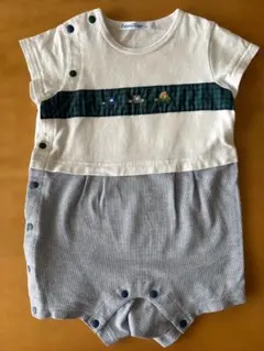 【現行品】70cm familiar 半袖ロンパース