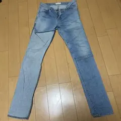 Jiedaデニムパンツ 切り替えデザインのサムネイル
