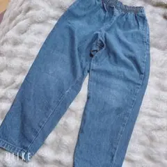 gu ジーユー デニムパンツ ネイビー 130cm