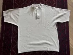 HEALTHKNIT（ヘルスニット） ヘンリーネック 半袖ニット Tシャツ
