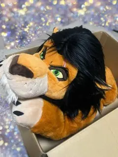 ライオンキング　30周年記念　スカー　ぬいぐるみ
