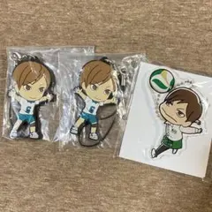 ハイキュー 二口堅治 ラバーストラップ アクリルキーホルダーセット 東急ハンズ