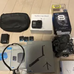 GoPro HERO8 Black バッテリー3個 SDカード 純正ケース付 - メルカリ
