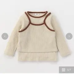 &series キッズ　長袖Tシャツ+ビスチェ