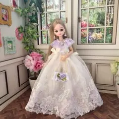 リカちゃんサイズ　22センチドール　ドレスセット　no.2844