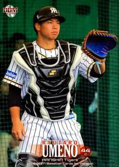 梅野隆太郎 阪神タイガース レギュラーカード BBM 2018 1stバージョン