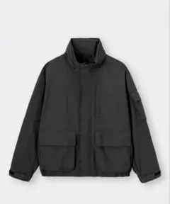 GU スタンドカラーオーバーサイズブルゾン