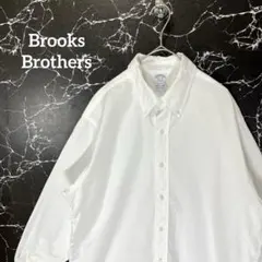 【美品】ブルックスブラザーズ・長袖シャツ・オックスフォードシャツ・MAKERS