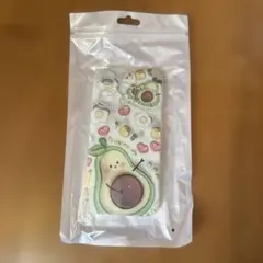 iPhone15プロケース アボカド柄