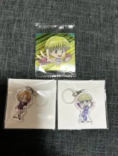 HUNTER×HUNTER シャルナーク　缶バッジ　アクスタ　未開封　未使用 ハンターハンター シャルナーク アクリルミニフィギュア 缶