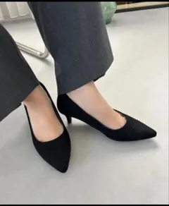 パンプス 跳べるパンプス ミドルヒール R-3202