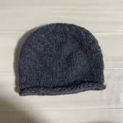 ウール ニット帽 ハンドメイド 古着 ビーニー