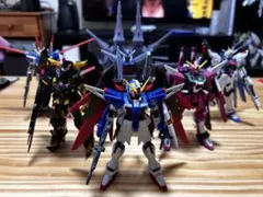 ガンプラ　HG 1/144 ガンダムSEED 6機セット　組み立て済