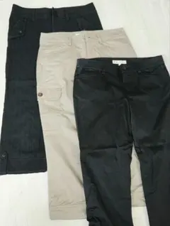 組曲 KUMIKYOKU クロップド ワークパンツ カーゴパンツ まとめ売り