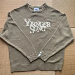 Younger Song セーター Lサイズ カーキ色