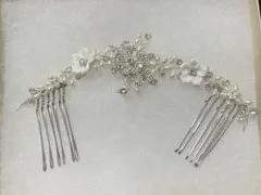 TI ADORO ブライダル ヘアアクセサリー　シルバー