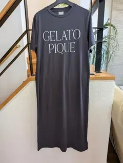 【新品未使用】 ジェラートピケ　半袖　Tシャツワンピース　ルームウェア♪