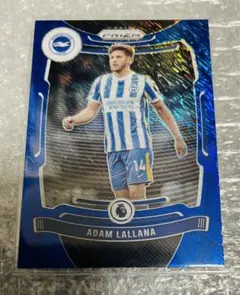 Adam Lallana Panini Prizm Blue Shimmer