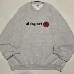 00s uhlsport ウールシュポルト ロゴ プリント スウェット