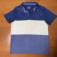 Under Armour アンダーアーマーゴルフポロシャツXXLネイビー/グレー