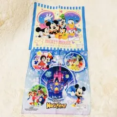 【新品未使用】ディズニー ミッキーマウス ハンカチ2枚セット