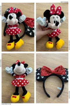 【美品】ディズニーシー／身につけグッズ カチューシャ ぬいぐるみ