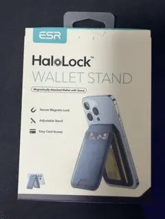 ESR MagSafe対応 自由に角度調節可能なヴィーガンレザーウォレット