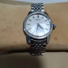 せ*の様 KING SEIKO 手巻き時計 シルバー文字盤 - メルカリ