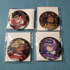 【匿名配送】 セブンイレブン限定 缶バッジ トレイ レオナ カリム エペル 4点