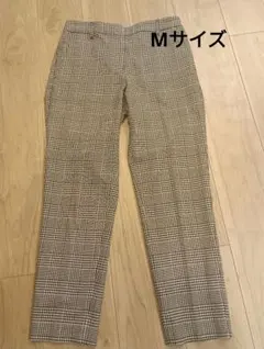 チェックパンツ