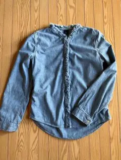 GapKids フリルデニムシャツ 150