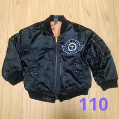 MA1 110 フライトジャケット 黒 ナイロンジャケット