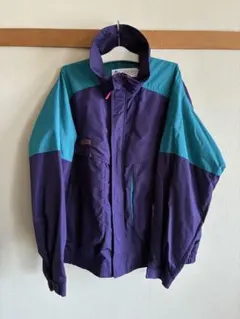 Columbia マウンテンパーカー XL 紫/青
