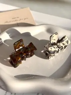 【即日発送】2点セット可愛い ヘアクリップ ヘアアクセサリー リボン 花 春