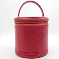 ルイヴィトン カンヌ バニティバッグ エピレザー レッド