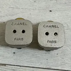 CHANEL シャネル イヤリング スクエア 00T シルバーカラー