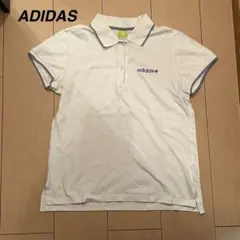adidas 半袖ポロシャツ ホワイト Mサイズのサムネイル