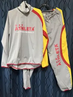 ATHLETA ピステ上下 グレー/イエロー