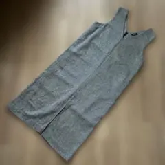 JETSET グレー ノースリーブ ロングワンピース