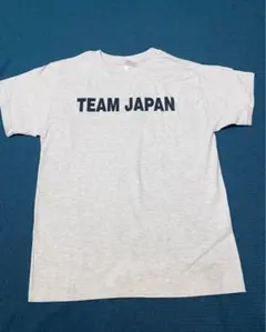 ◯新品Hanes TEAM JAPAN Tシャツ 14-16サイズ グレーのサムネイル