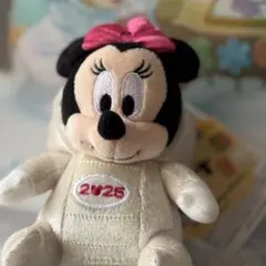 ☆タグ付き ミニー ぬいば ディズニー 2025 巳年 干支 ぬいぐるみバッジ