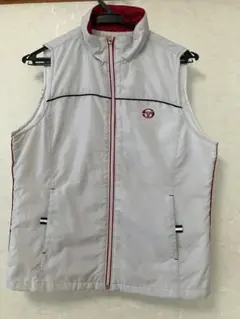 グレー ノースリーブベスト レディース