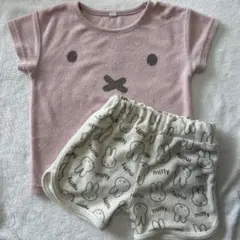 【他商品と同梱で100円】ミッフィー パイルセットアップ